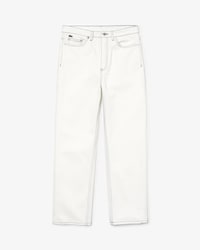 Women's Lacoste LIVE Straight Fit 7/8ths Length Cotton Jeans