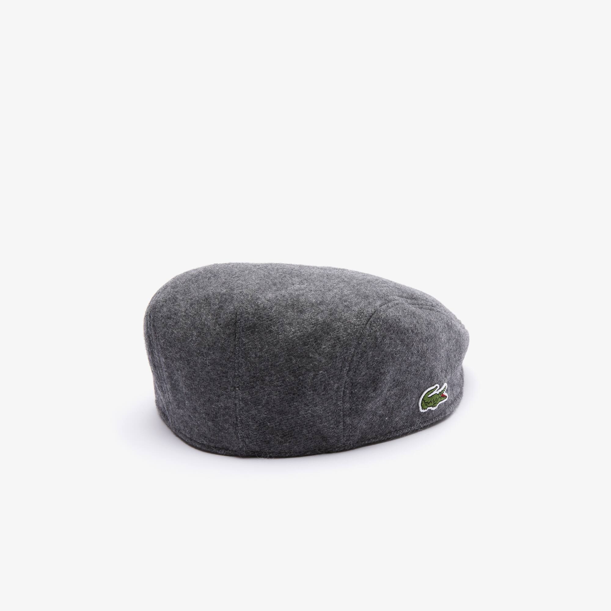mens lacoste flat cap