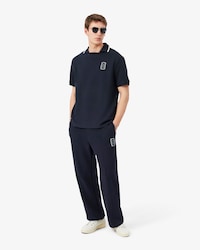 Badge Accent Piqu&eacute; Sweatpants