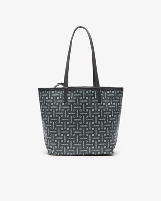 Women's Monogramme Small Coated Cotton Canvas Tote Bag