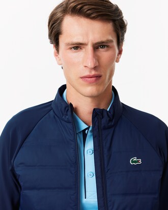 High Neck Quilted Golf Jacket