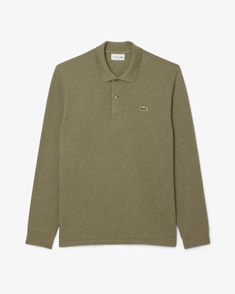 Classic Fit Long Sleeved L.12.12 Polo Shirt