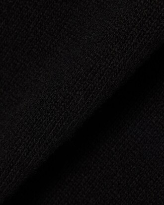 Zipped High Neck Wool Sweater