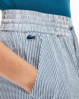 Women's Texturized Cotton Gathered Mid-Length Skirt