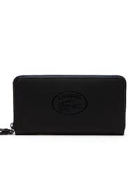 Women's Classic Petit Piqu&eacute; Coated Canvas 8 Card Zip Wallet