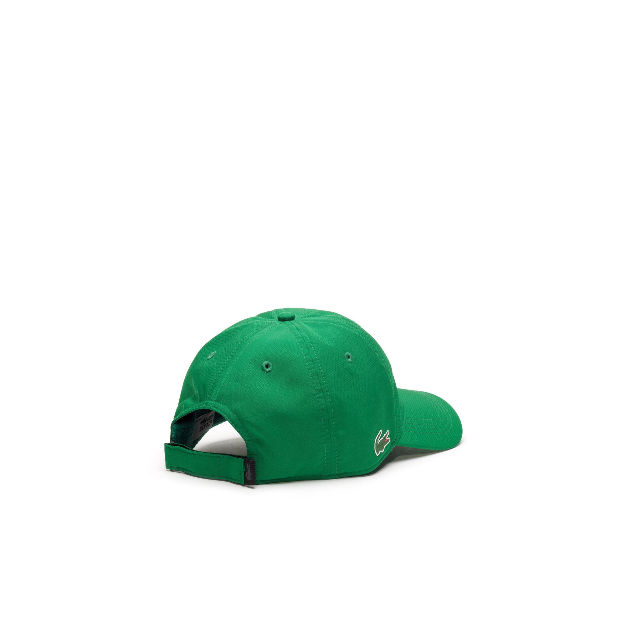 Men's Lacoste SPORT cap in solid diamond weave taffeta LACOSTE