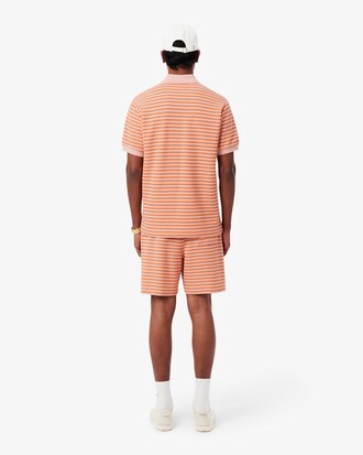 Regular Fit Striped Cotton Shorts