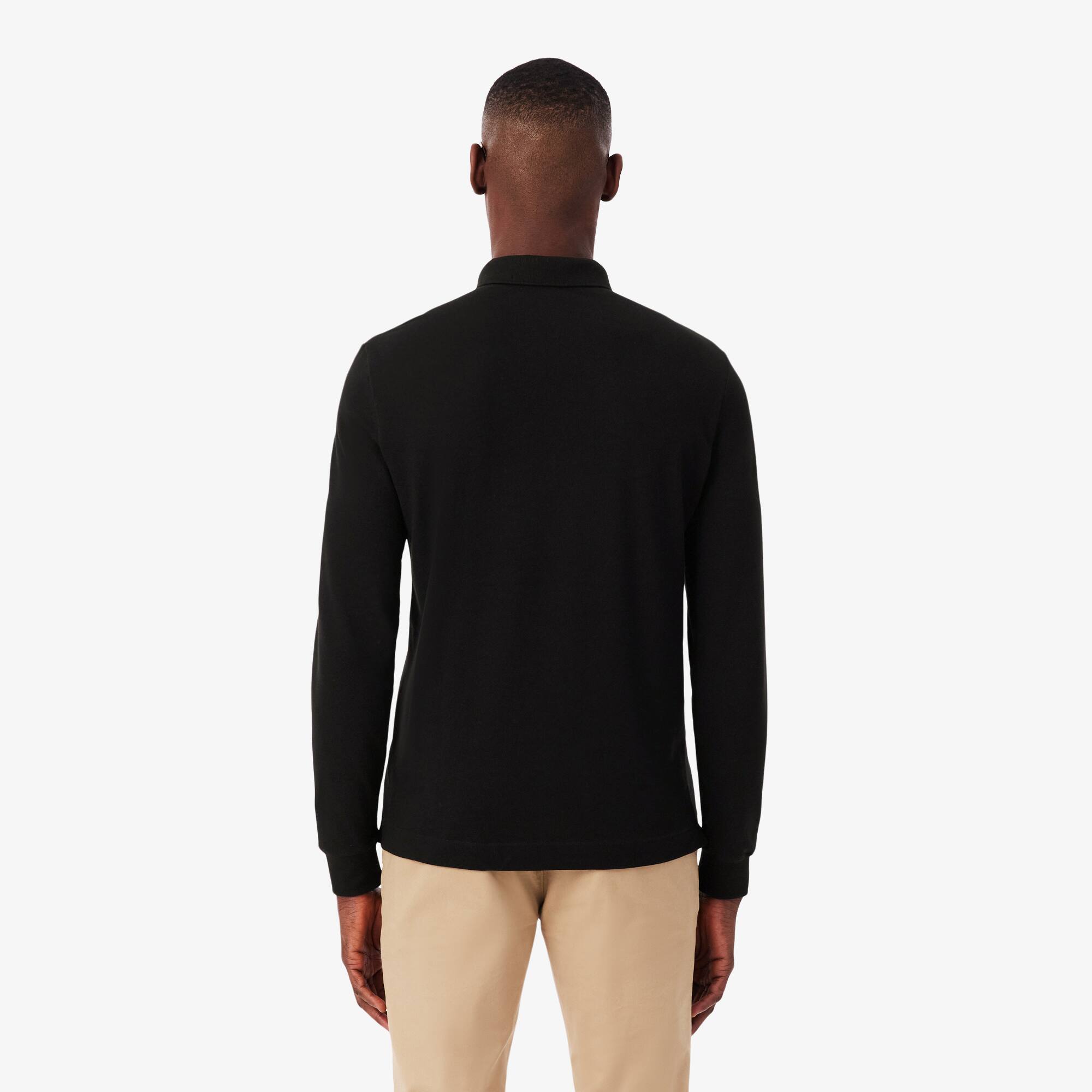 lacoste paris polo long sleeve