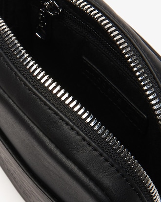 Men's L.12.12 Casual Embossed Lettering Vertical Leather Bag