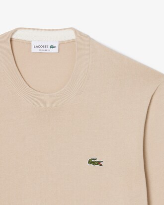 Monochrome Crew Neck Cotton Sweater