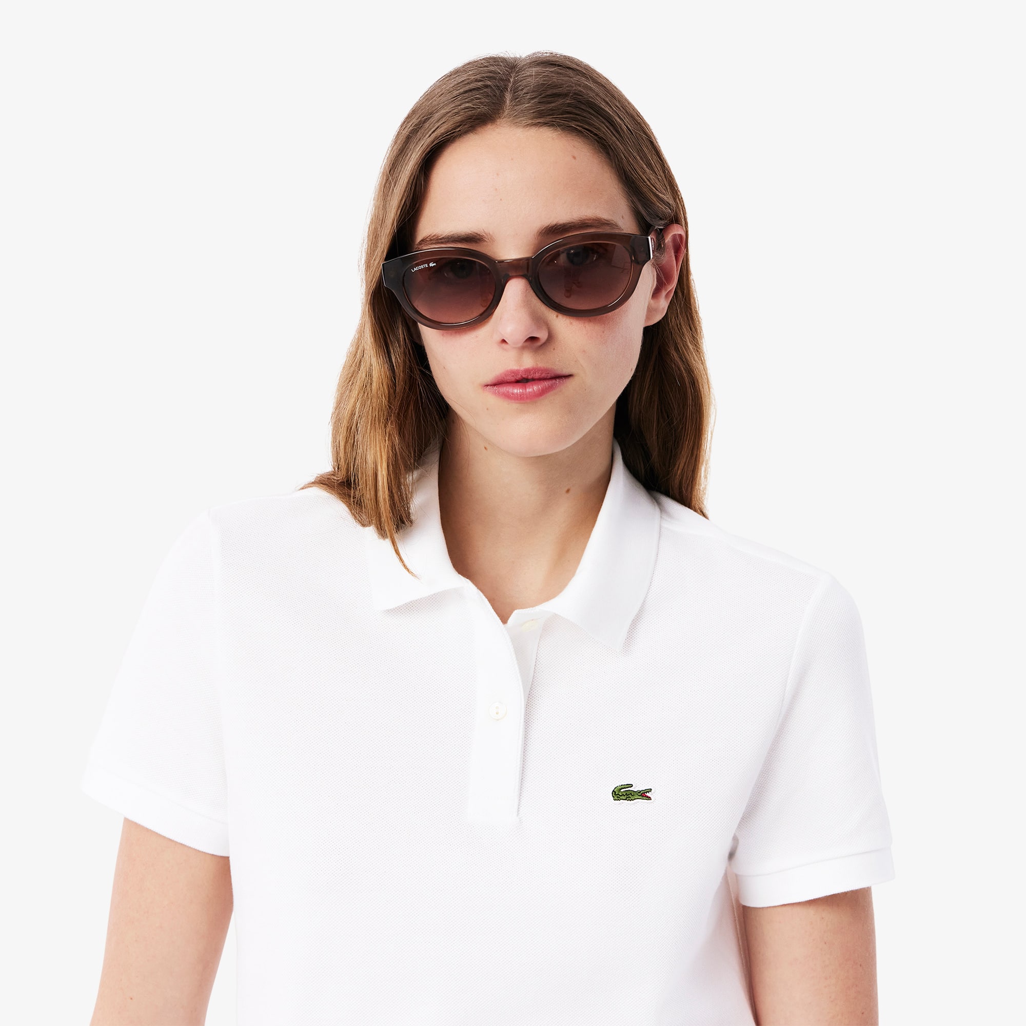 lacoste white shirt