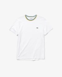 Men's Striped Crew Neck Cotton Jersey T-shirt