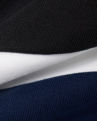 Zipped Colour-block Hoodie