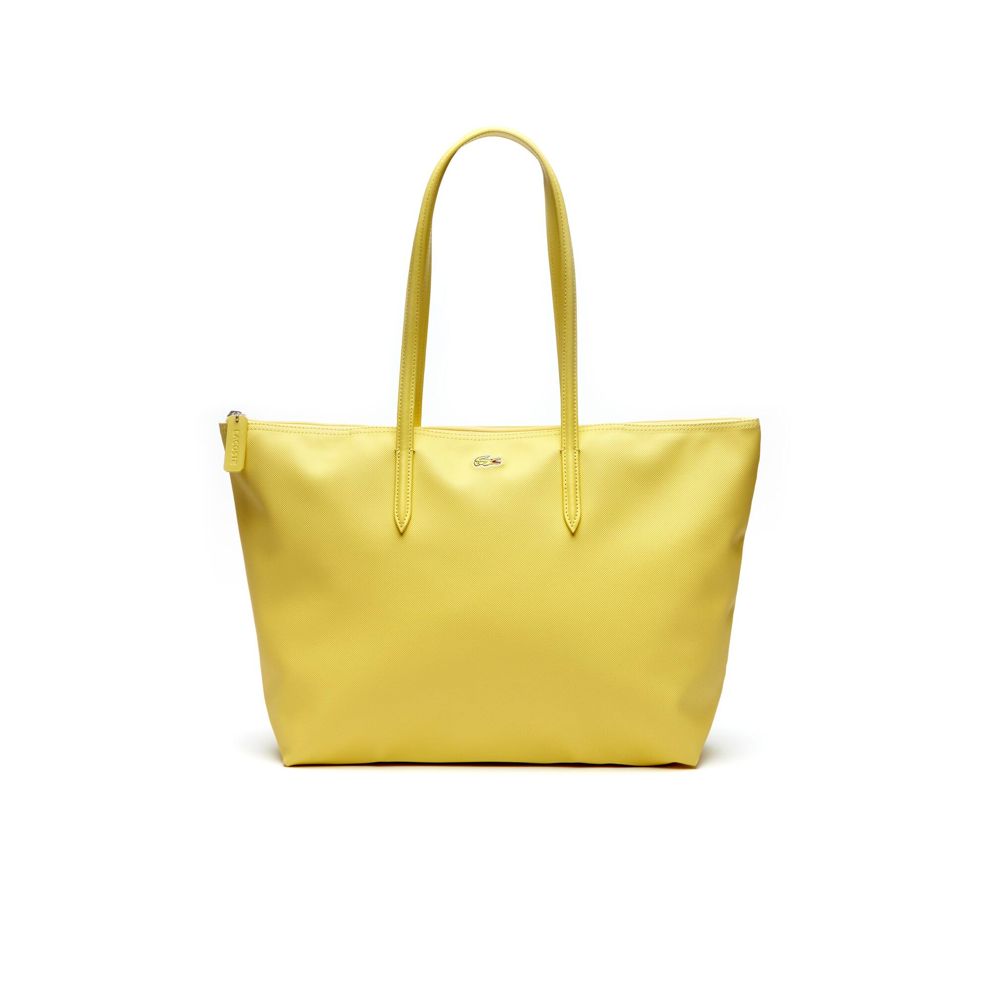 L1212 Bags Women S Leather Goods Lacoste Women S L 12 Concept Zip Tote Bag