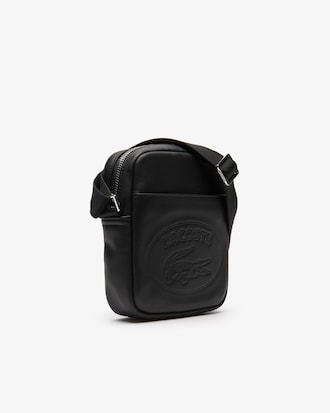 Men's L.12.12 Casual Embossed Lettering Vertical Leather Bag