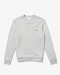 Men's Crew Neck Contrast Accents Fleece Sweatshirt