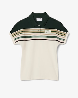 French Made Slim Fit Striped Polo Shirt