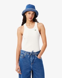 Slim Fit Ribbed Cotton Tank Top