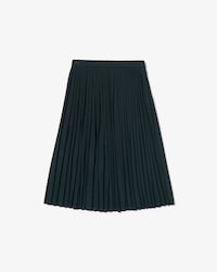 Women's Pleated Flannel Mid-Length Skirt