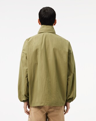 Water-Repellent Removable Hood Windbreaker
