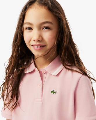 Pleat Back Petit Piqué Polo Shirt