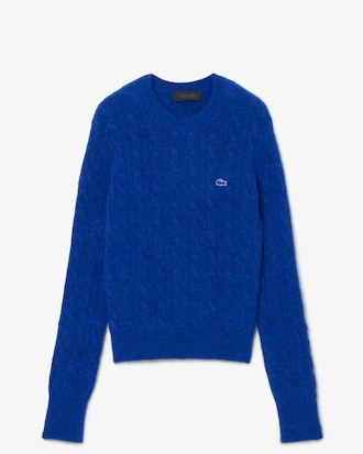 Runway Alpaca Blend Cable Knit Sweater