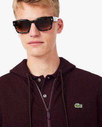 Classic Fit Zipped Fleece Sweatshirt