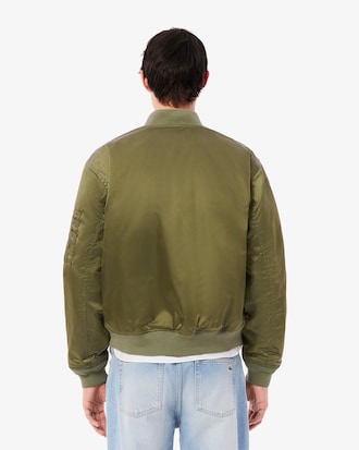 Water-Repellent Padded Bomber Jacket