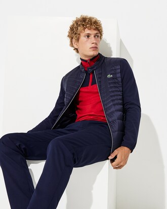 Men's Lacoste SPORT Lightweight Water-Resistant Quilted Golf Jacket