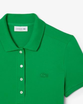 Slim Fit Stretch Piqué Polo Dress