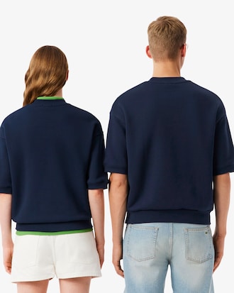 Relaxed Fit Short Sleeved Sweatshirt