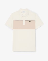 Regular Fit Colour-Block Piqu&eacute; Polo Shirt