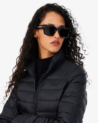 Water-Repellent Quilted Puffed Jacket
