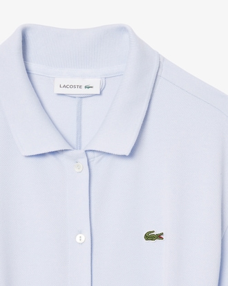 Flared Piqu&eacute; Polo Dress