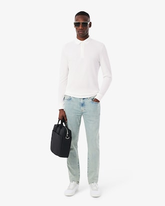 Regular Fit Paris Stretch Piqu&eacute; Polo Shirt