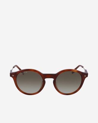 Round Acetate Petit Piqu&eacute; Sunglasses