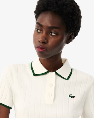 Short Sleeved Polo Collar Golf Sweater