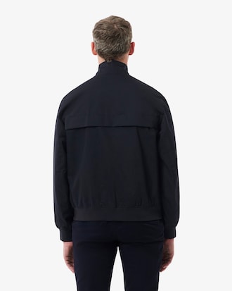 Water-Repellent Twill Harrington Jacket