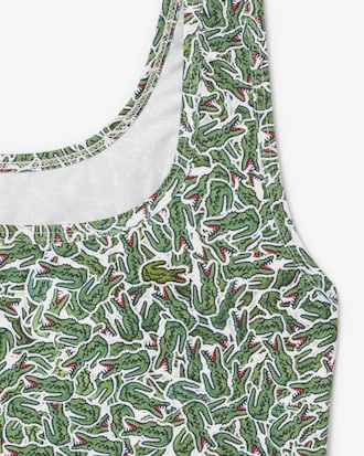 Printed One Piece Swimsuit