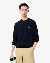 Monochrome Crew Neck Cotton Sweater