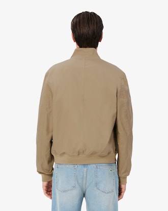 Water-Repellent Twill Harrington Jacket