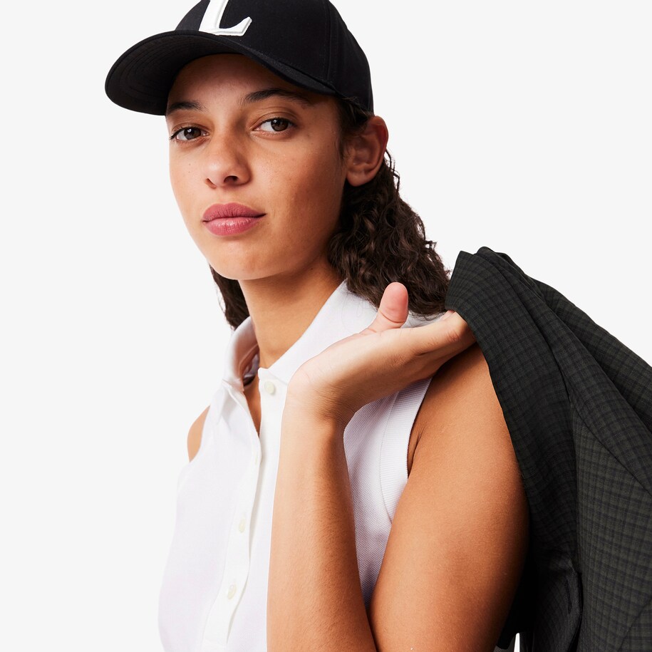 Women S Lacoste Slim Fit Sleeveless Cotton Pique Polo Shirt Lacoste