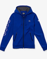 Men's Lacoste SPORT Novak Djokovic Collection Print Fleece Zip Hoodie