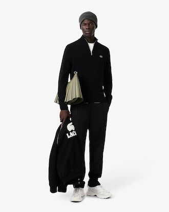 Rib Knit Brushed Wool Beanie