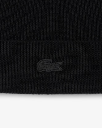 Ribbed Cuff Wool Beanie