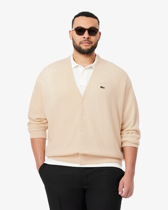 Relaxed Fit Carded Wool Cardigan