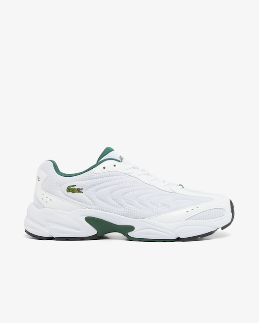 White & Dark Green