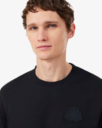Embroidered Shield Accent Heavy Jersey T-shirt