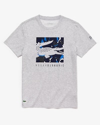 Men's Lacoste SPORT x Novak Djokovic Camouflage Croc Logo T-shirt