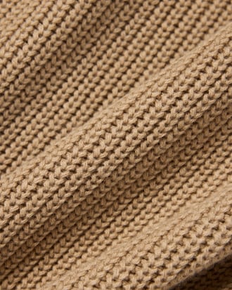 Unisex Cotton and Wool Blend Crew Neck Sweater